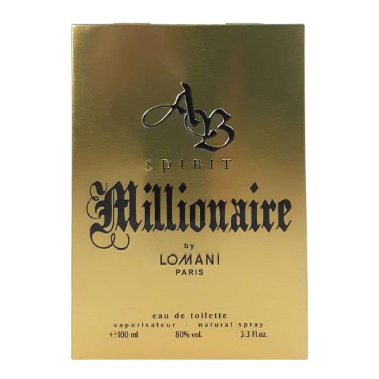 Pack of 4 New Lomani Ab Spirit Millionaire Men 3.30oz | eBay